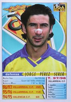 1998-99 Mundicromo Las Fichas de la Liga #348 Serer Back