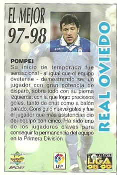 1998-99 Mundicromo Las Fichas de la Liga #388 Pompei Back