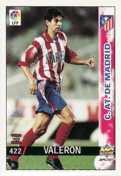 1998-99 Mundicromo Las Fichas de la Liga #422err Valerón Front