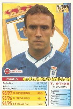 1998-99 Mundicromo Las Fichas de la Liga #466 Bango Back