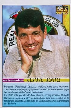 1998-99 Mundicromo Las Fichas de la Liga #536 Benitez Back
