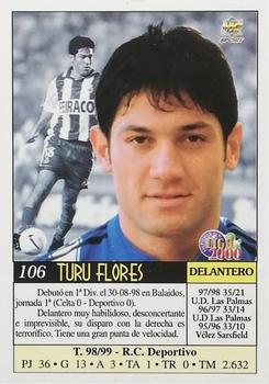 1999-00 Mundicromo Las Fichas de la Liga 2000 #106 Turu Flores Back