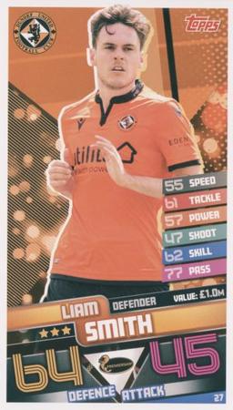 2020-21 Topps Mega Match Attax SPFL #27 Liam Smith Front