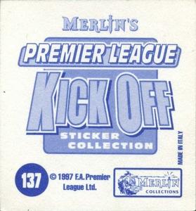 1997-98 Merlin Premier League Kick Off #137 Faustino Asprilla Back