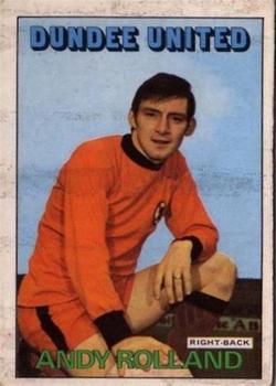 1972-73 A&BC Scottish Footballers (Orange/Blue Back) #35 Andy Rolland Front