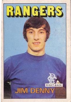 1972-73 A&BC Scottish Footballers (Orange/Blue Back) #154 Jim Denny Front