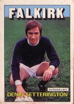 1972-73 A&BC Scottish Footballers (Orange/Blue Back) #155 Dennis Setterington Front
