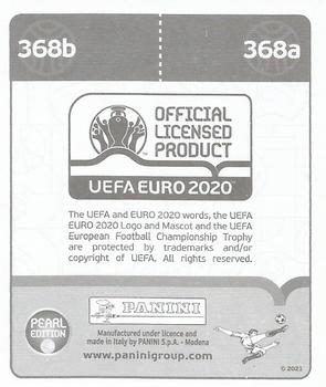 2021 Panini UEFA Euro 2020 Tournament Edition Pearl #368 Dominik Livaković / Duje Ćaleta-Car Back