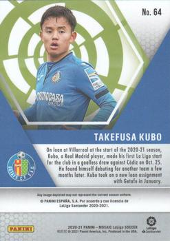 2020-21 Panini Mosaic La Liga #64 Takefusa Kubo Back