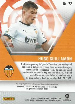 2020-21 Panini Mosaic La Liga #72 Hugo Guillamon Back