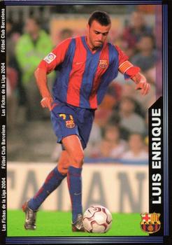 2003-04 Mundicromo Las Fichas de la Liga 2004 #153 Luis Enrique Front