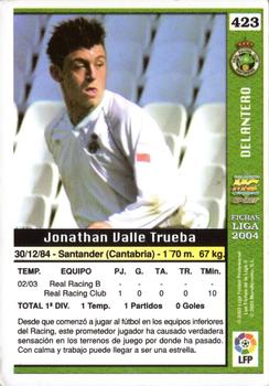 2003-04 Mundicromo Las Fichas de la Liga 2004 #423 Jonathan Back
