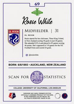 2021 Parkside NWSL Premier Edition #69 Rosie White Back