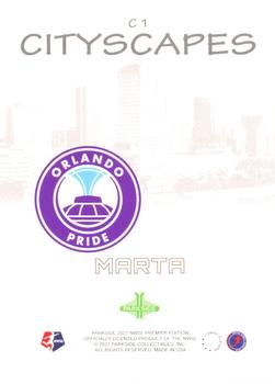 2021 Parkside NWSL Premier Edition - Cityscapes #C1 Marta Back