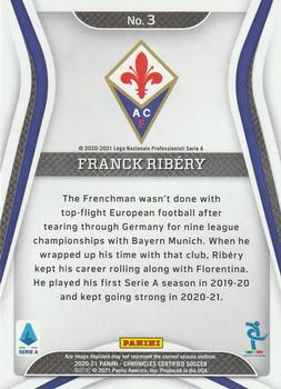 2020-21 Panini Chronicles - Certified Serie A #3 Franck Ribery Back