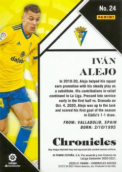 2020-21 Panini Chronicles - Chronicles La Liga #24 Ivan Alejo Back