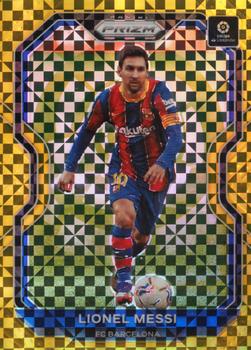 2020-21 Panini Chronicles - Prizm La Liga Gold Power #15 Lionel Messi Front