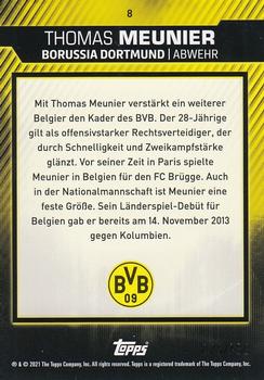 2020-21 Topps BVB Team Set - Yellow #8 Thomas Meunier Back