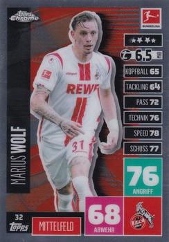 2020-21 Topps Chrome Match Attax Bundesliga #32 Marius Wolf Front