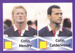 1998 Diamond World Cup 98 Stickers #61 Colin Hendry / Colin Calderwood Front