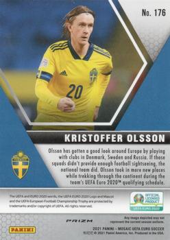 2021 Panini Mosaic UEFA EURO 2020 - Mosaic #176 Kristoffer Olsson Back