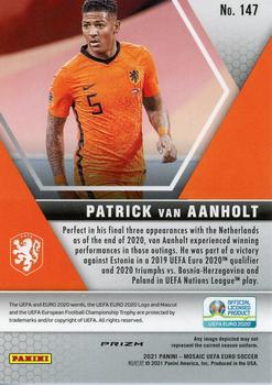 2021 Panini Mosaic UEFA EURO 2020 - Mosaic Camo Pink #147 Patrick van Aanholt Back
