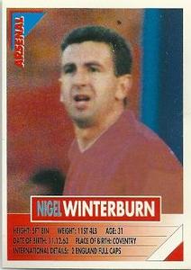 1996 Panini Super Players #9 Nigel Winterburn Front