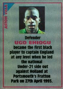 1996 Panini Super Players #32 Ugo Ehiogu Front