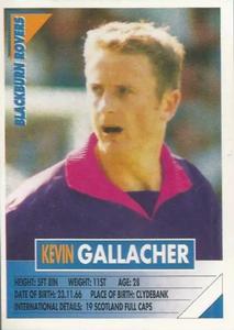 1996 Panini Super Players #42 Kevin Gallacher Front