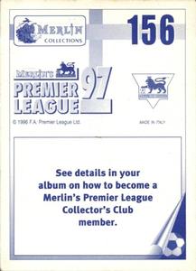 1996-97 Merlin's Premier League 97 #156 Russell Hoult Back