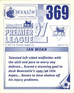 1996-97 Merlin's Premier League 97 #369 Ian Woan Back