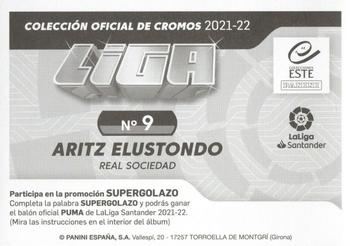 2021-22 Panini LaLiga Santander Este Stickers #9 Aritz Elustondo Back