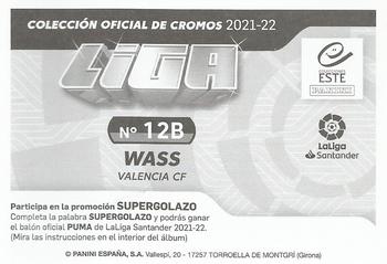 2021-22 Panini LaLiga Santander Este Stickers #12B Wass Back