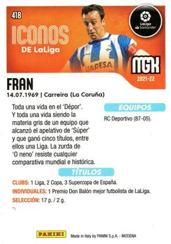 2021-22 Panini Megacracks LaLiga Santander #418 Fran Back