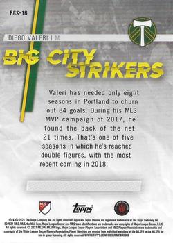 2021 Topps Chrome MLS - Big City Strikers #BCS-16 Diego Valeri Back