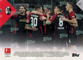2021-22 Topps Now Bundesliga English #092 Sport-Club Freiburg Back