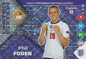 2021 Panini Adrenalyn XL Road to FIFA World Cup Qatar 2022 - Limited Edition #NNO Phil Foden Front