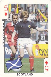 1986 Dandy Gum World Cup Mexico 86 #5♦ Gordon Strachan Front