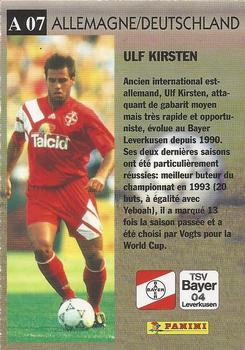 1994-95 Panini UNFP - Allemagne #A07 Ulf Kirsten Back