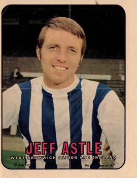 1970 A&BC Footballers pin-ups #13 Jeff Astle Front