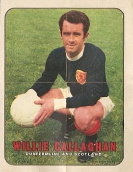 1970 A&BC Footballers pin-ups (Scottish) #15 Willie Callaghan Front