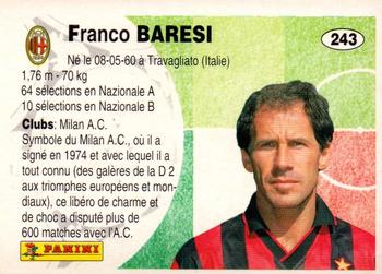 1994 Panini French League #243 Franco Baresi Back