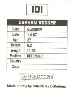 1994-95 Panini Football League 95 #101 Graham Rodger Back