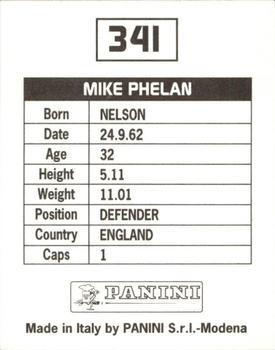 1994-95 Panini Football League 95 #341 Mike Phelan Back