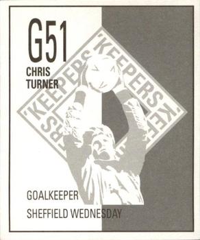 1990-91 Orbis Football Collection #G51 Chris Turner Back