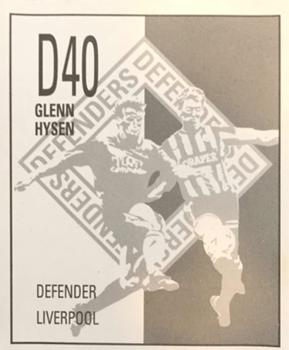 1990-91 Orbis Football Collection #D40 Glenn Hysen Back