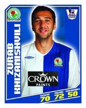 2008-09 Topps Premier League Sticker Collection #50 Zurab Khizanishvili Front