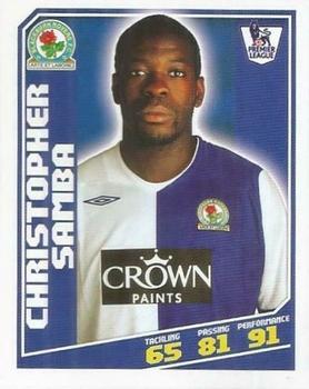 2008-09 Topps Premier League Sticker Collection #54 Christopher Samba Front