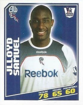 2008-09 Topps Premier League Sticker Collection #75 Jlloyd Samuel Front