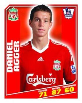 2008-09 Topps Premier League Sticker Collection #175 Daniel Agger Front
